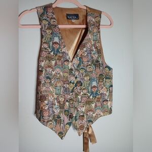 Nadia Rima Multicolor Patterned Vest